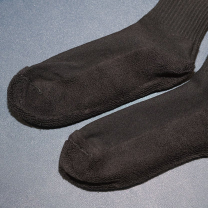 白－刺繡毛巾底襪